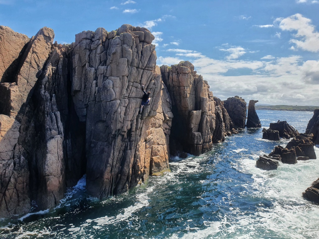 Deep Water Soloing In donegal